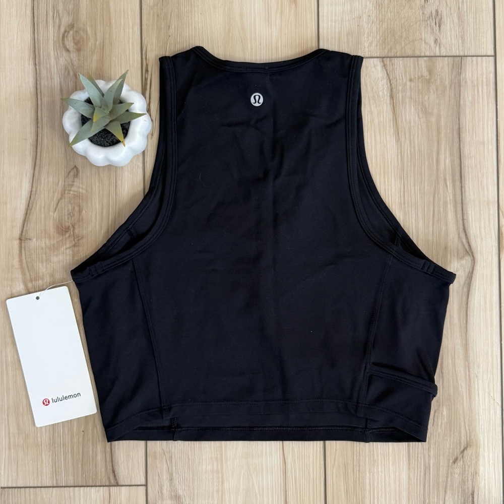 NWT Lululemon Aligned Angles Tank Black Size 6 - Picture 7 of 7
